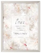 Obraz Peony I 30x40cm silver