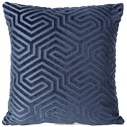 DEKORAČNÁ OBLIEČKA NA VANKÚŠ PIERRE CARDIN INGA 40X40 CM NÁMORNÍCKA MODRÁ