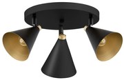 Argon 6244 - Bodové svietidlo LUCINDA 3xE14/7W/230V čierna