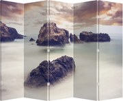 Paraván - Útesy v hmle (210x170 cm)