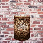 Oriental wall lamp s káblom mosaic Cylinder SUNDOWN 17*26