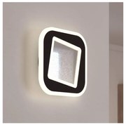 Eglo 901239 - LED Nástenné svietidlo MACCHIONI LED/12W/230V 4000K čierna