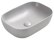 Mexen Rita, umývadlo na dosku 45 x 32 cm, sivá matná, 21084567