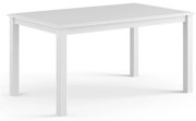 PROXIMA.store - Rustikálny rozkladací stôl 93/150 - 197 cm - BELLUNO ELEGANTE FARBA: biela