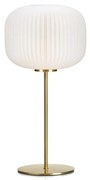 Markslöjd 107819 - Stolná lampa SOBER 1xE27/60W/230V biela/mosadz