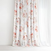 Goldea bavlnený záves deluxe - vôňa pivoniek 140x160 cm