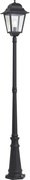 Klasická vonkajšia lampa čierna 220 cm IP44 - Big