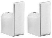 Gedy - SADA 2x Nástenný háčik PIRENEI lesklý chróm