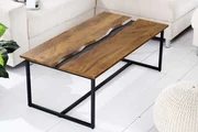 Dizajnový konferenčný stolík z masívu Amazonas mango 110cm