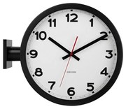 Karlsson 5966WH obojstranné nástenné hodiny 38 cm
