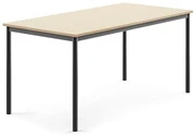 Stôl SONITUS, 1600x800x720 mm, HPL - breza, antracit