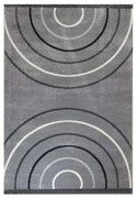 Koberec LARA kruhy, sivý