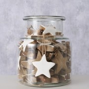 Závesná drevená hviezda 5cm