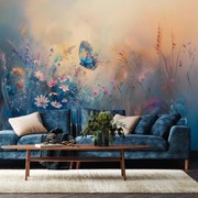 Fototapeta - Lúka s motýľom (147x102 cm)