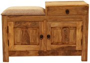furniture-nabytek.cz - Drevený botník 90x60x40 z masívu palisander