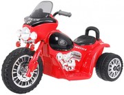 Elektrická motorka Chopper pre deti - červený