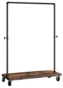 VASAGLE Vešiakový stojan na kolieskach SONGMICS HSR65BX