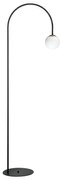 Zuma Line 1224 - Stojacia lampa BOW 1xE14/10W/230V čierna