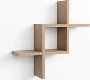 Nástenný regál/polica Geometry, dub sonoma%