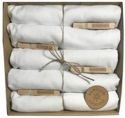 Vulpi Bavlnené plienky 70x80 5ks darčekové balenie Kamy Farba: vzor 4