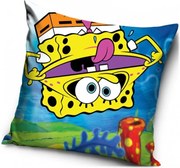 Vankúš SpongeBob hore nohami - 40 x 40 cm