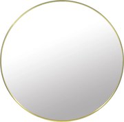 Dekorstudio Okrúhle zrkadlo so zlatým rámom Ø70 cm