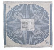 Ľanový obrus Anemone 35x35, modrý