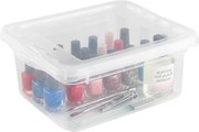 Keeeper Úložný box s vekom (má 2 funkcie) BEA Clearbox 1,7L, 19,5 x 16,5 x 8,5 cm