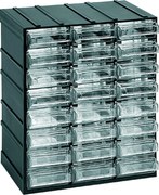 ARTPLAST Organizér 501T 192 x P 148 x H 230 mm s 24 priehľadnými zásuvkami