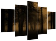 Obraz - Temný les (150x105 cm)