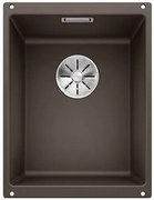 Blanco Subline 320-U, silgranitový drez pod pracovnú dosku 350x460x190 mm, 1-komorový, tmavá hnedá, BLA-523415