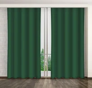 Dekorstudio Jednofarebný záves zelený ZMA64 Rozmer závesu: 160x250cm