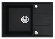 ALVEUS 1149126 - Kuchynský drez INTERMEZZO 68x48 cm granit/čierna
