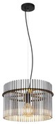 Globo 15698H - Luster na lanku GORLEY 1xE27/60W/230V pr. 40 cm čierna