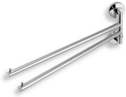 Novaservis - Dvojramenný držiak uterákov Metalia 11 chróm, 0129,0