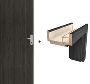 DRE Technické protipožiarne dvere naturel naturel levé 80 cm brest antracit SETDPOJA80L