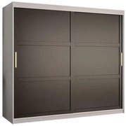 Skriňa Amiro 1 200 biely/čierny