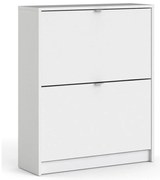 Biela výklopná skrinka na topánky Shoes – Tvilum