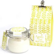 Sójová sviečka v sklenom pohári s klipsou - Citrus 400ml