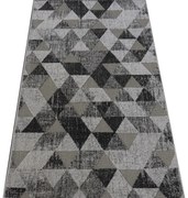 Berfin Dywany, Kusový koberec Lagos 1700 Grey (Dark Silver), 80x150, šedá, obývacia izba