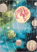 Detský koberec Agnella Funky Top slnko smaragdový