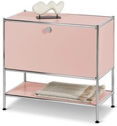 Kovová odkladacia skrinka »CN3« s 1 výklopným priečinkom, staroružová