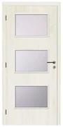 Solodoor Interiérové dvere Etta 6, 80 L, 820 × 1 970 mm, fólia, ľavé, Andorra white, presklené