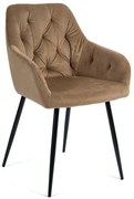 Noela Zamatová jedálenská stolička SIENA béžová