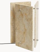 Stmievateľná travertínová stolová LED lampa Oeste