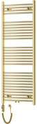 Mexen Ares, elektrické vykurovacie teleso 1500x600 mm + vykurovacia tyč 600 W, zlatá lesklá, W102-1500-600-2600-50
