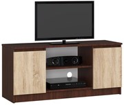 Stolík pod TV RTV 120 2D 1P wenge / sonoma
