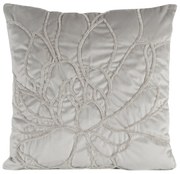 DEKORAČNÁ OBLIEČKA NA VANKÚŠ SANDI 45X45 CM STRIEBORNÁ