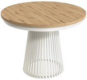 Rozkladací stôl Garda biela/artisan