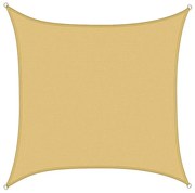 Tieniaca plachta, štvorcová, polyetylén, béžová